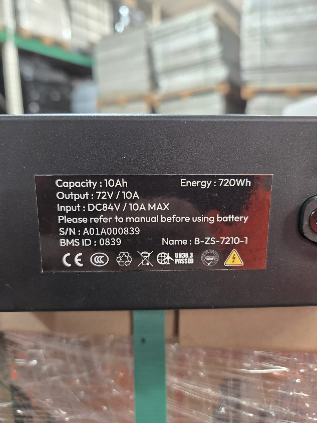 Product data label detail